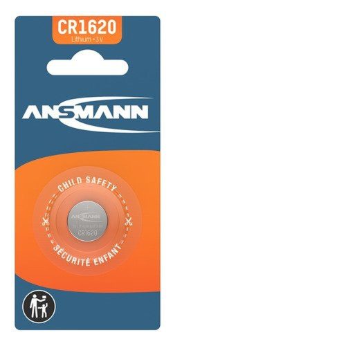 Ansmann CR1620 lithium button cell 3V 70mAh