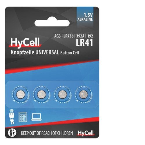 Alkaline battery LR41 4 pcs
