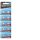 Ansmann alkaline battery LR44 pack of 10