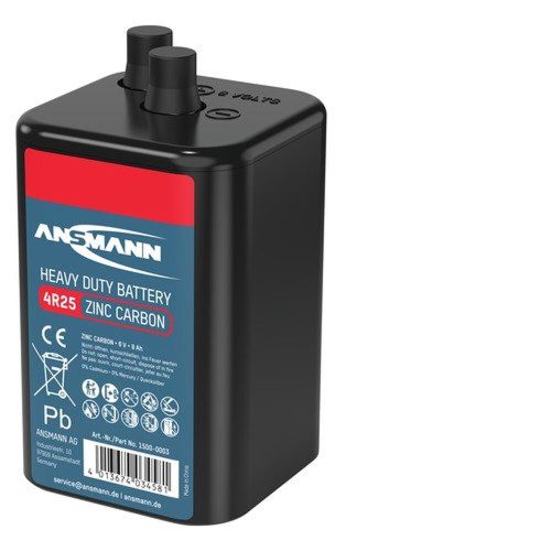 Ansmann 6V Zinc-Carbon battery
