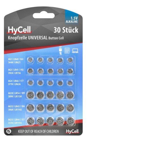 Ansmann 30 piece button cell alkaline battery set