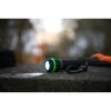 1W LED flashlight with zoom function rubberized surface colorful ring wrist strap powered by 3 Micro AAA alkaline batteries