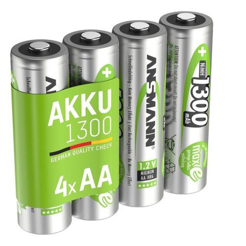 Ansmann NiMH rechargeable AA battery 1300mAh