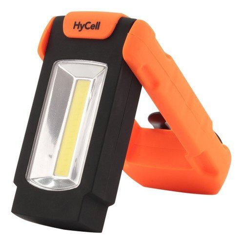 Workshop lamp with magnet and clamp with alkaline battery