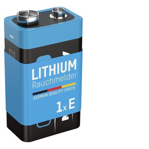 Ansmann lithium battery for smoke detectors 9V
