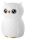 Owl shaped silicone LED night light for children's room