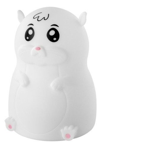 Hamster shaped LED silicone night light