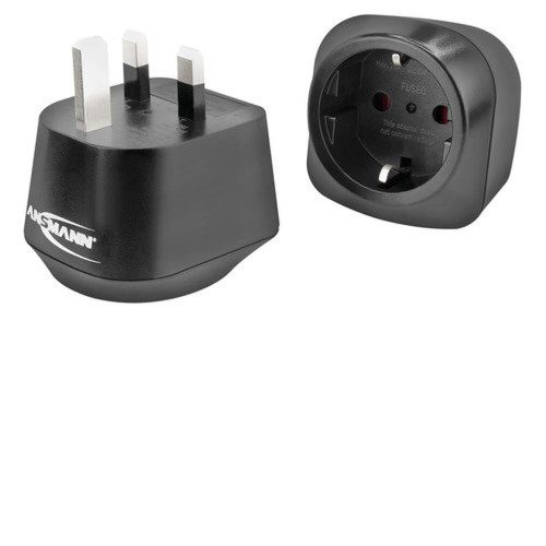 Smart travel adapter with grounded pin