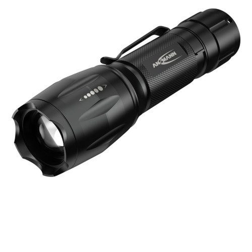 Ansmann professional UV and LED flashlight with alkaline batteries