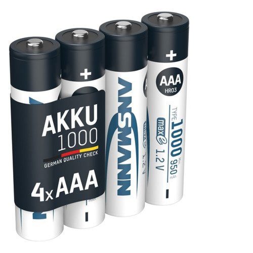 Ansmann NiMH AAA rechargeable battery 1000mAh