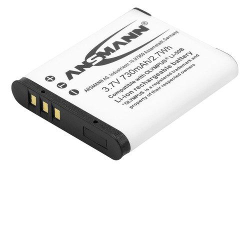 Ansmann Lithium Polymer Camera Battery for Olympus 3.7V 730mAh