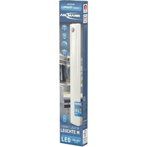 Rechargeable LED cabinet light with motion sensor