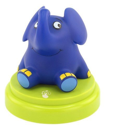 Elephant-shaped LED night light with alkaline battery