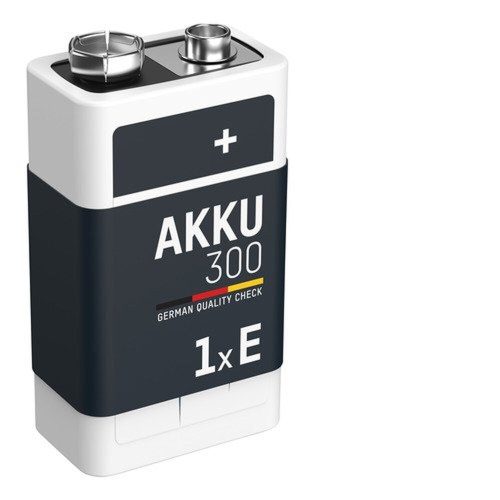 Ansmann 9V NiMH rechargeable battery 300mAh