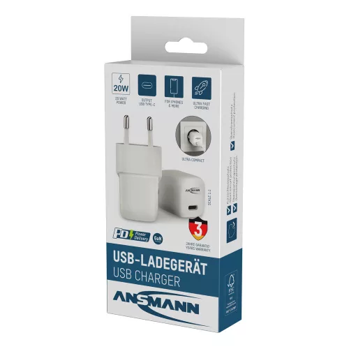 Intelligent GaN USB charger 20 W