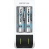 Compact USB fast charger for 1-4 NiMH batteries