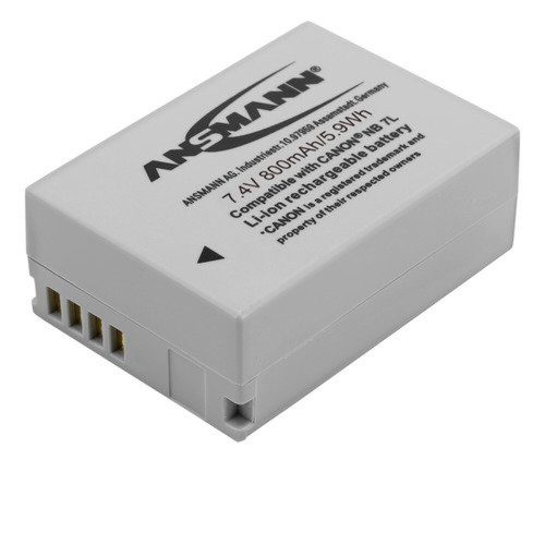 Ansmann lithium polymer battery for Canon PowerShot G10/G11/G12/SX30