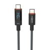 Ansmann USB-C charging cable with LED display 140W