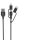Ansmann 3 in 1 data and charging cable 120 cm