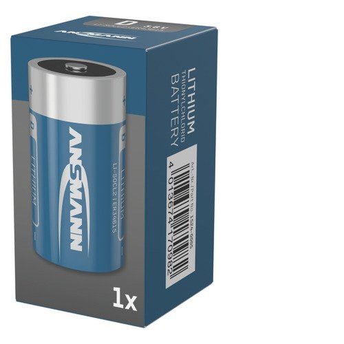 Lithium thionyl chloride battery ER34615 3.6 V