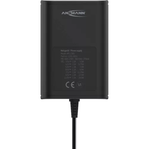 ANSMANN universal power supply APS 1500 18W 1.5A 3-12V