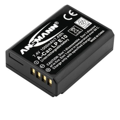 Ansmann lithium polymer battery for Canon EOS 1100D/1200D