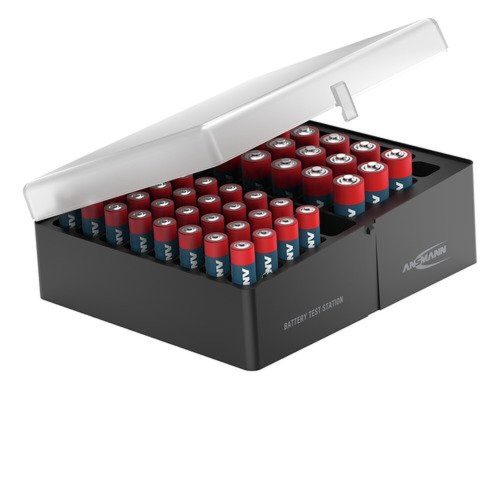 Alkaline battery storage box for 56 cells