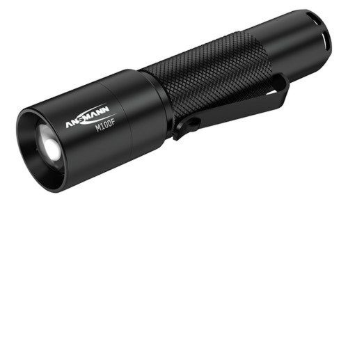 Ansmann 3W LED aluminum flashlight with alkaline battery