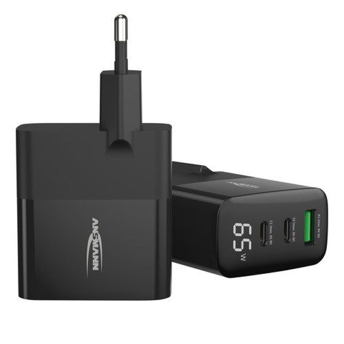 Intelligent USB charger 65 W with GaN technology
