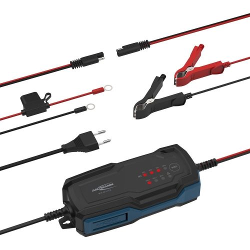 Ansmann 8-stage vehicle charger for 6V 12V lead-acid gel batteries for LiFePO4 batteries