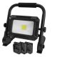 LED reflector for 18V tool battery with adapters