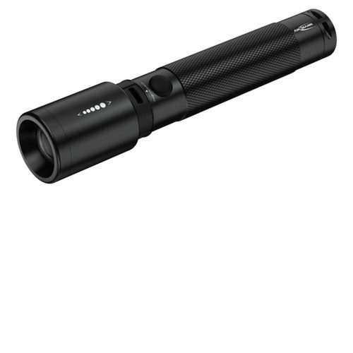 Rechargeable professional aluminum flashlight