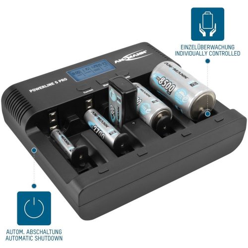 ANSMANN Powerline 5 Pro universal battery charger