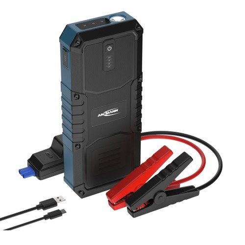 Ansmann compact jump starter and power bank for 12V cars