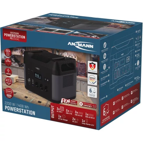 Ansmann LiFePO4 Power Station 2200W