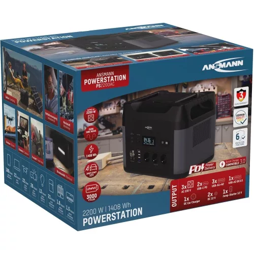 Ansmann LiFePO4 Power Station 2200W