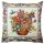 Soft & Stylish Cushion (43 x 43 cm), 50% Cotton/50% Polyester, Washable & Ironable, Concealed Zip, Silicone Filling | Perfect for Home Decor & Comfort