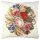 Soft & Stylish Cushion (43 x 43 cm), 50% Cotton/50% Polyester, Washable & Ironable, Concealed Zip, Silicone Filling | Perfect for Home Decor & Comfort
