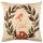 Soft & Stylish Cushion (43 x 43 cm), 50% Cotton/50% Polyester, Washable & Ironable, Concealed Zip, Silicone Filling | Perfect for Home Decor & Comfort