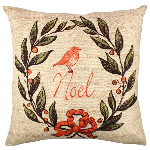 Soft & Stylish Cushion (43 x 43 cm), 50% Cotton/50% Polyester, Washable & Ironable, Concealed Zip, Silicone Filling | Perfect for Home Decor & Comfort