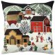 Soft & Stylish Cushion (43 x 43 cm), 50% Cotton/50% Polyester, Washable & Ironable, Concealed Zip, Silicone Filling | Perfect for Home Decor & Comfort