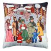 Soft & Stylish Cushion (43 x 43 cm), 50% Cotton/50% Polyester, Washable & Ironable, Concealed Zip, Silicone Filling | Perfect for Home Decor & Comfort