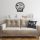 Soft & Stylish Cushion (43 x 43 cm), 50% Cotton/50% Polyester, Washable & Ironable, Concealed Zip, Silicone Filling | Perfect for Home Decor & Comfort