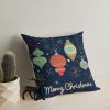 Soft & Stylish Cushion (43 x 43 cm), 50% Cotton/50% Polyester, Washable & Ironable, Concealed Zip, Silicone Filling | Perfect for Home Decor & Comfort