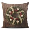 Soft & Stylish Cushion (43 x 43 cm), 50% Cotton/50% Polyester, Washable & Ironable, Concealed Zip, Silicone Filling | Perfect for Home Decor & Comfort