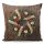 Soft & Stylish Cushion (43 x 43 cm), 50% Cotton/50% Polyester, Washable & Ironable, Concealed Zip, Silicone Filling | Perfect for Home Decor & Comfort