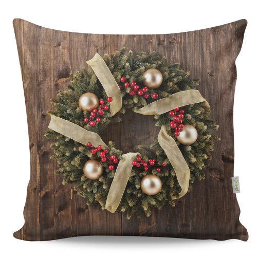 Soft & Stylish Cushion (43 x 43 cm), 50% Cotton/50% Polyester, Washable & Ironable, Concealed Zip, Silicone Filling | Perfect for Home Decor & Comfort
