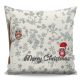 Soft & Stylish Cushion (43 x 43 cm), 50% Cotton/50% Polyester, Washable & Ironable, Concealed Zip, Silicone Filling | Perfect for Home Decor & Comfort