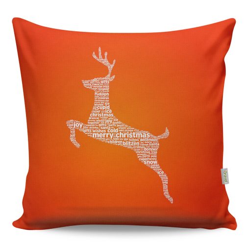 Soft & Stylish Cushion (43 x 43 cm), 50% Cotton/50% Polyester, Washable & Ironable, Concealed Zip, Silicone Filling | Perfect for Home Decor & Comfort
