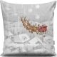 Soft & Stylish Cushion (43 x 43 cm), 50% Cotton/50% Polyester, Washable & Ironable, Concealed Zip, Silicone Filling | Perfect for Home Decor & Comfort